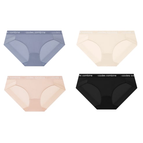 코데즈컴바인이너웨어 4종택1 여성팬티(CEWBP161SK,BK,CRM,BG)