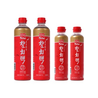 한라식품 [내일도착] 한라참치액 900ml*2병 + 참치액 500ml*2병