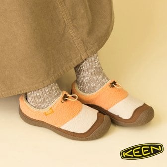 KEEN 킨 하우저 3 슬라이드 커리 텐저린 스니커즈 여성 운동화 KEEN 1027761