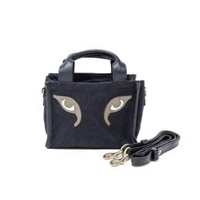 4866865 Inoui Editions Womens Mini Caprice Eyes Bag In Black