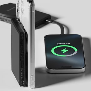 Qi2 초고속 슬림 맥세이프 보조배터리 발열차단 오반고 M 슬림팩 5,000mah C타입