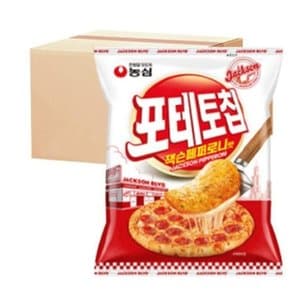 농심 포테토칩 잭슨페퍼로니맛 50g x 16개