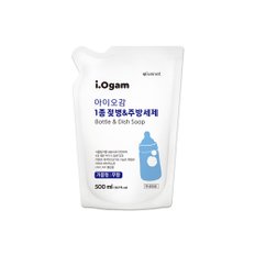 1종 젖병&주방세제 거품형 리필 (무향) 500ml