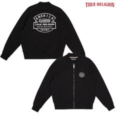 [TRUE RELIGION] 오버사이즈 져지 블루종 자켓 블랙