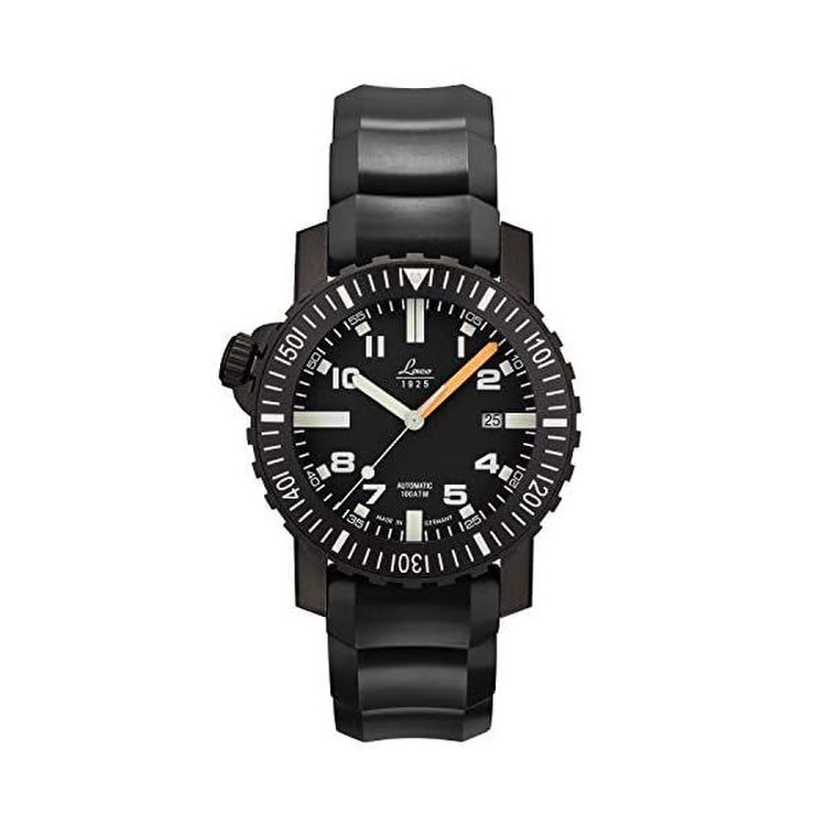 독일 라코 시계 파일럿 Laco 1925 Mens Automatic 워치 블랙다이얼