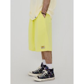 CB SWEAT BANDING HALF PANTS (YELLOW)