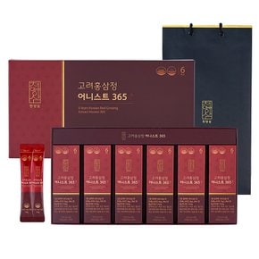 6년근 고려홍삼정 어니스트 365 홍삼스틱 10g x 60포 선물세트+쇼핑백