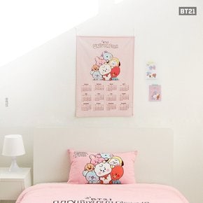 BT21 스케치 패브릭캘린더 PINK