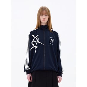 A RIBBON TRACK TOP / NAVY