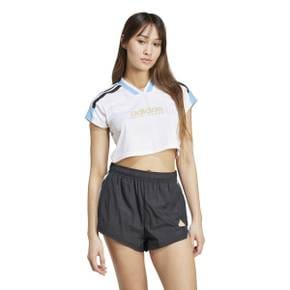 [adidas] SS24 여성 IZ2083 데일리 티로 크롭 티셔츠