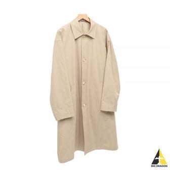 오라리 오라리 FINX HARD TWIST GABARDINE SOUTIEN COLLAR COAT (A23SC01FB BEIGE CHAMBRAY) (