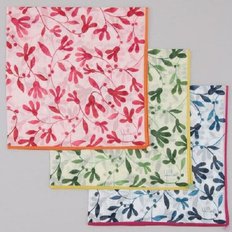 텐바이텐 일본 수입 Sybilla 프린트 손수건 꽃봉우리