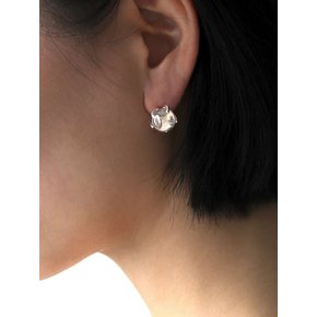 cactus stone earring-L