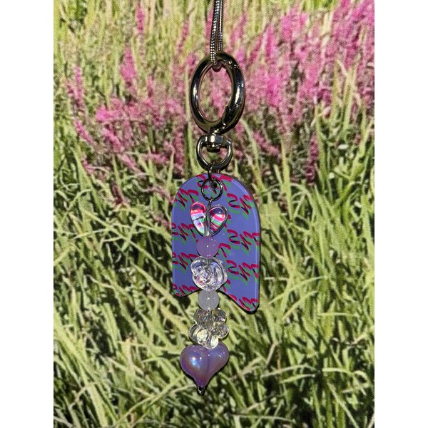 TETHYS SIGNATURE KEYRING_VIOLET