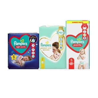 팸퍼스 유럽산 베이비드라이 기저귀 팬티 밴드 1 2 3 4 5 6 7 단계 pampers 바우처