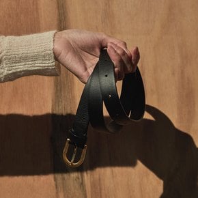 Around belt Umber with Gold buckle 로서울 벨트