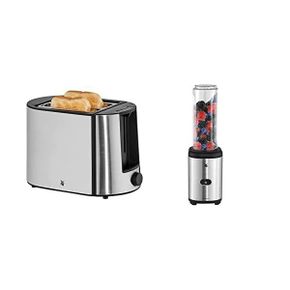 독일 WMF 미니 믹서기 Bueno Pro 스테인리스 스틸 Toaster Double Slot 2 Slices 6 브라운ing Le