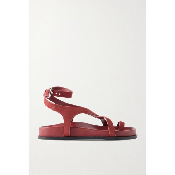 에머리 자렌 슬림 가죽 샌들 브릭 46376663162971483