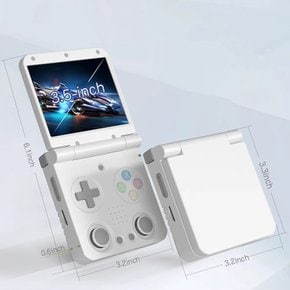 미유 Miyoo Flip 휴대용 레트로 게임기 3.5인치 IPS스크린 3000mAh 64GB