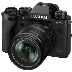 FUJIFILM 미러리스 일안 카메라 X-T5 렌즈 키트(XF18-55) 블랙 F X-T5LK-1855-B