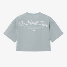 [노스페이스 공식] NT7UR36L 화이트라벨 여성 아이스런 반팔 라운드티_COOL GRAY