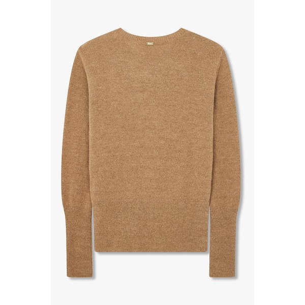 여성 알파카 울 슬릿 스웨터 4625351511000