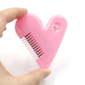 트리머 브라질리언 엉킨 털정리 하트 숱칼 여성 왁싱가위 셀프왁싱 숯가위