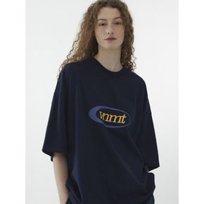 Sport logo oversize t-shirt_navy