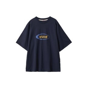 Sport logo oversize t-shirt_navy