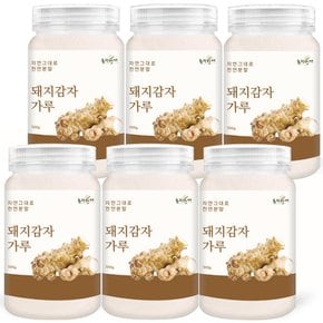 국산 돼지감자 가루 분말 500g x 6개