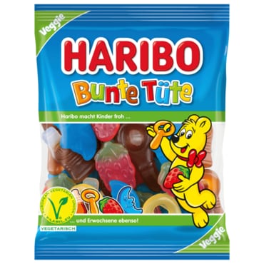  하리보 Haribo 컬러풀백 베지테리언 젤리 175g