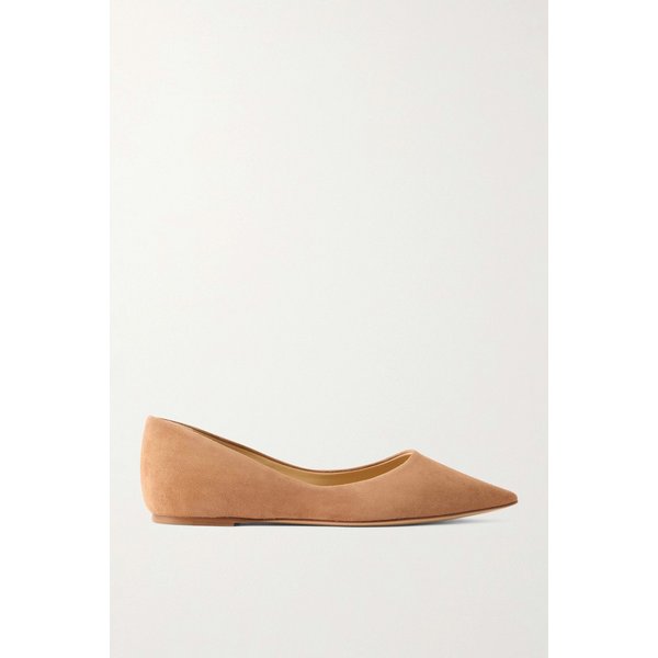 데빌 스웨이드 발레리나 플랫 슈즈 46376663163028656