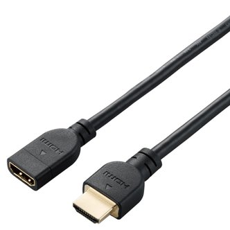  ELECOM HDMI 연장 케이블 4K  60P 대응 1.5m 블랙 DH-HDEX15BK