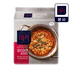더미식 장인라면 얼큰한맛 116g 4개