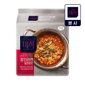 장인라면 얼큰한맛 116g 4개