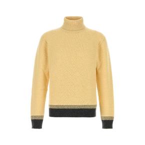 RUGK73A2120 801 Yellow cashmere sweater
