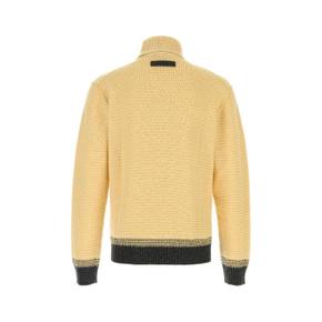 RUGK73A2120 801 Yellow cashmere sweater