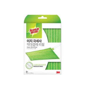 3M 스카치브라이트 4627 이지극세사 막대걸레 리필2매