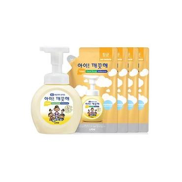  아이깨끗해 핸드워시 순 본품250ml1개+리필200ml4개