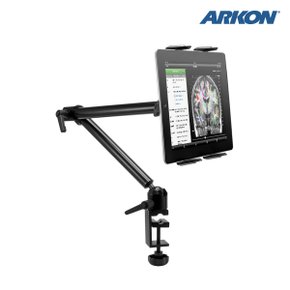 TAB802 아콘 ARKON 슬림그립 다목적 태블릿 거치대 - 헤비듀티 22 2관절 클램프 고정식 (56cm)