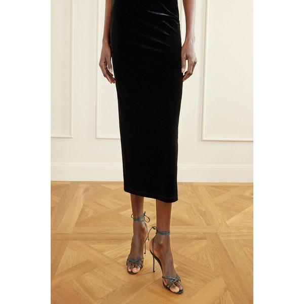 다크 그린 가죽 레바 105 샌들 46376663162937212