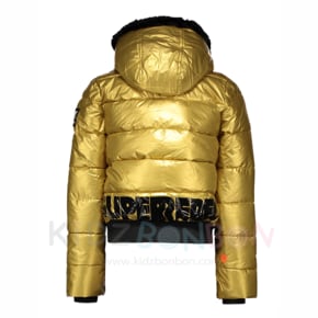 [SUPERREBEL] 슈퍼레벨 봄버 스키 자켓_메탈릭 골드(Metallic gold) (판매가:262,000원)
