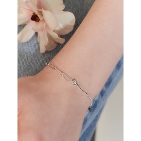 LINK HALF CHAIN BRACELET