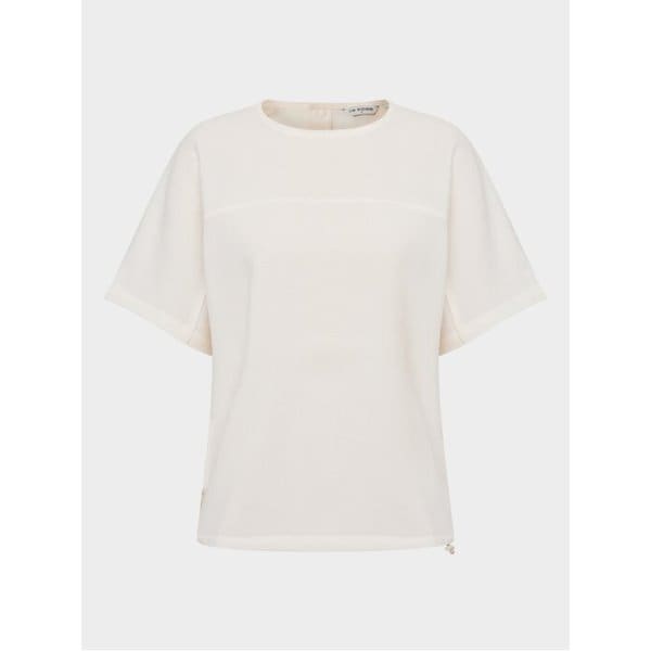 [부산점] 테크 린넨 여성 우븐 반팔 라운드 티셔츠 DWM26252