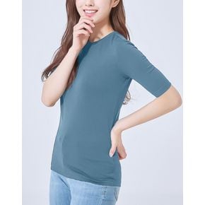 5부 슬림핏 티셔츠  (SPRWA24G21-T)
