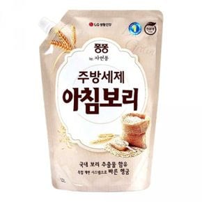 퐁 아침보리 주방세제 과일세제 리필 1.2L X ( 2매입 )