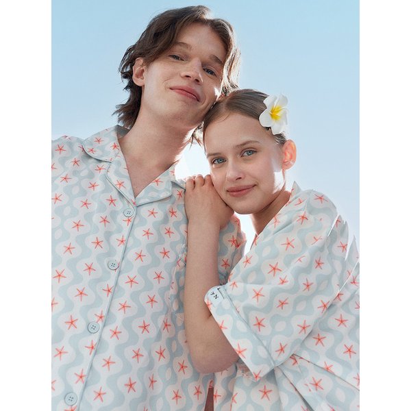 마린 반팔 잠옷 파자마세트