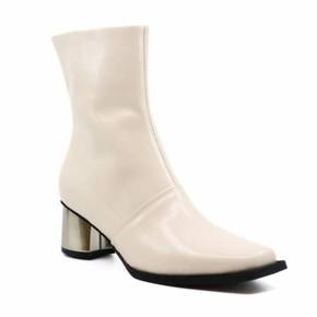 4848566 ALL BLACK Wow Bootie In Ivory