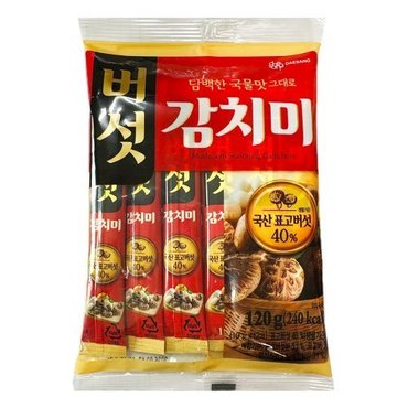  대상 버섯감치미 120g x 5봉 (10gX60입) / 조미료