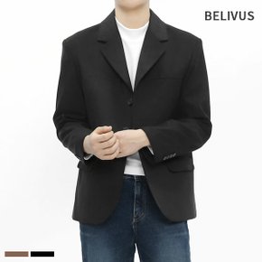 남성 자켓 블레이저 스웨이드 아우터 싱글 재킷 BAX161